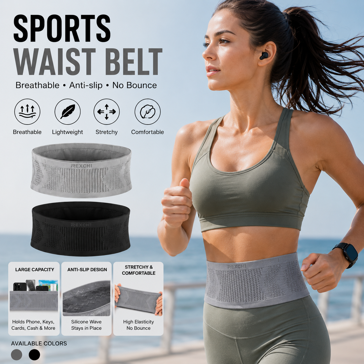Running Gear For Marathon - Invisible Anti-Theft Running Waist Bag Ultra
