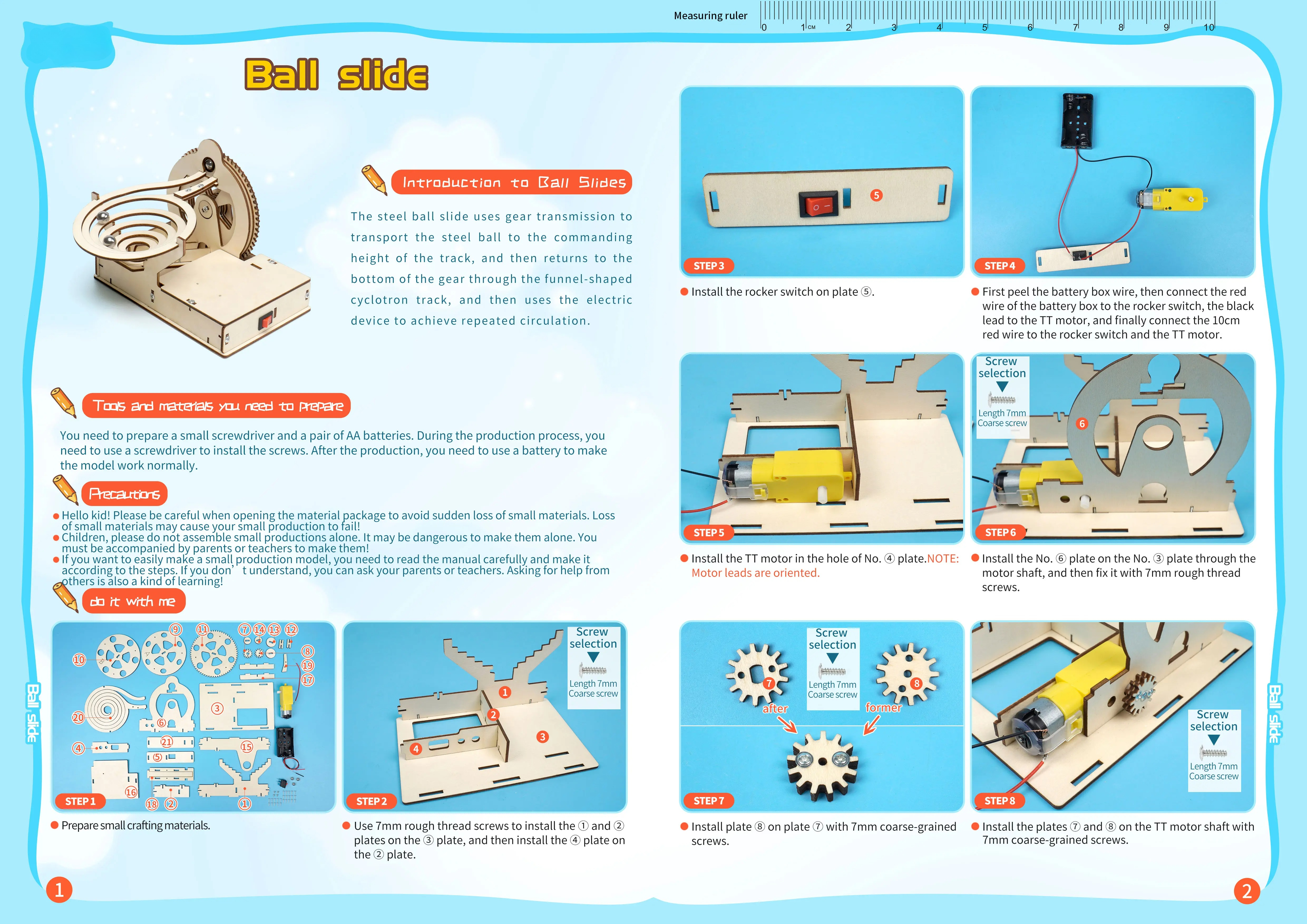 DIY Assemble Mechanical Marble - Running Gear Kids recensie en prijs