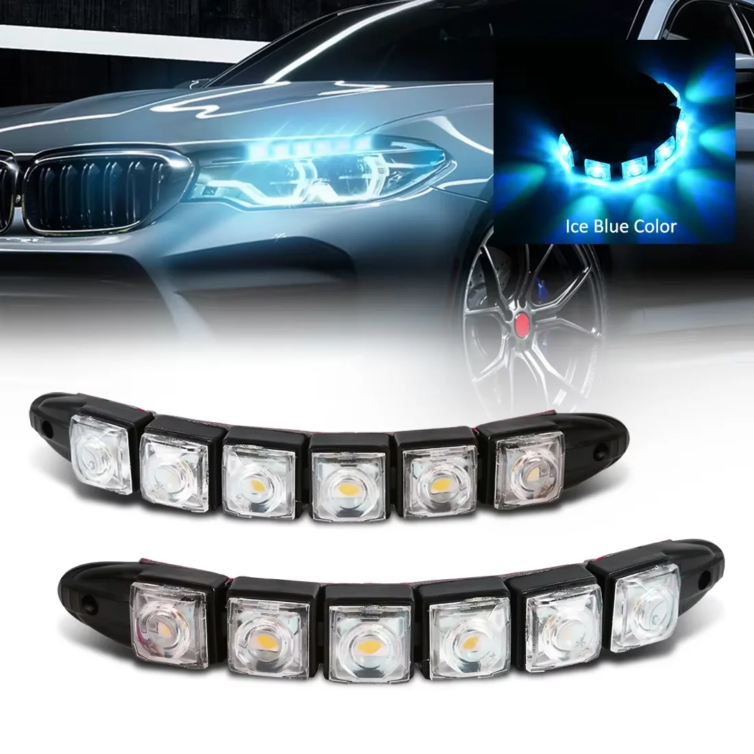 2PCS LED Waterproof DRL Light  - Running Headlamp Led recensie en prijs