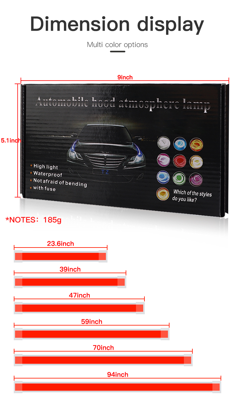 12V White Car Hood Light Strip - Running Headlamp Led recensie en prijs