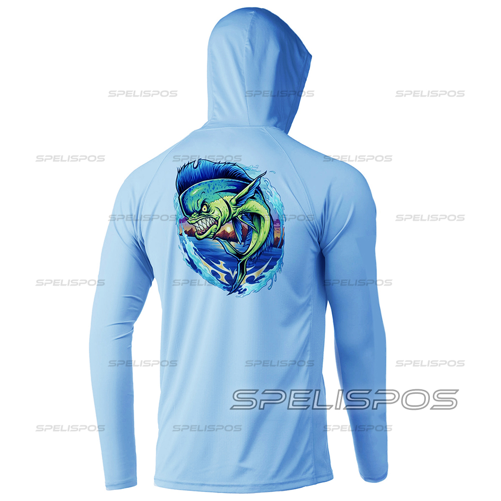 Riding Tops Wear Blue Fishing  - Running Gear Outdoor recensie en prijs