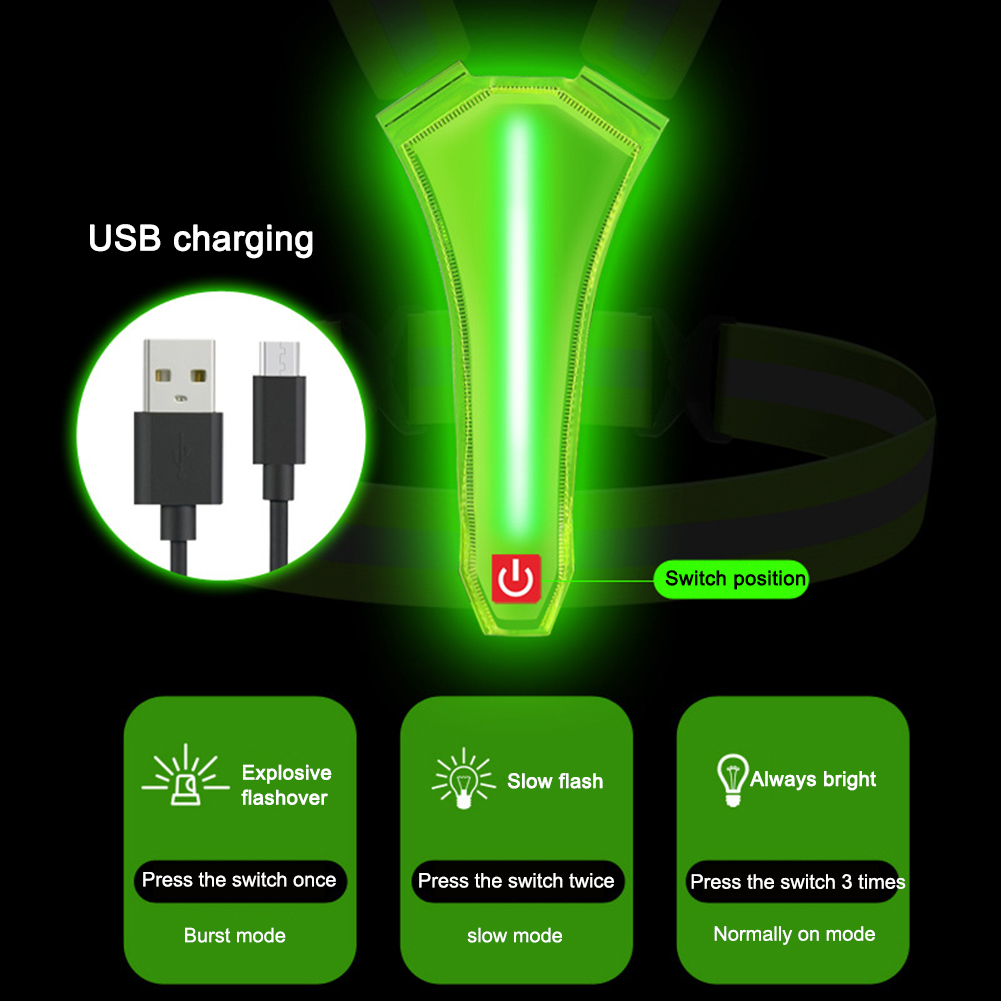 LED Running Vest USB Rechargea - Running Gear Marathon recensie en prijs