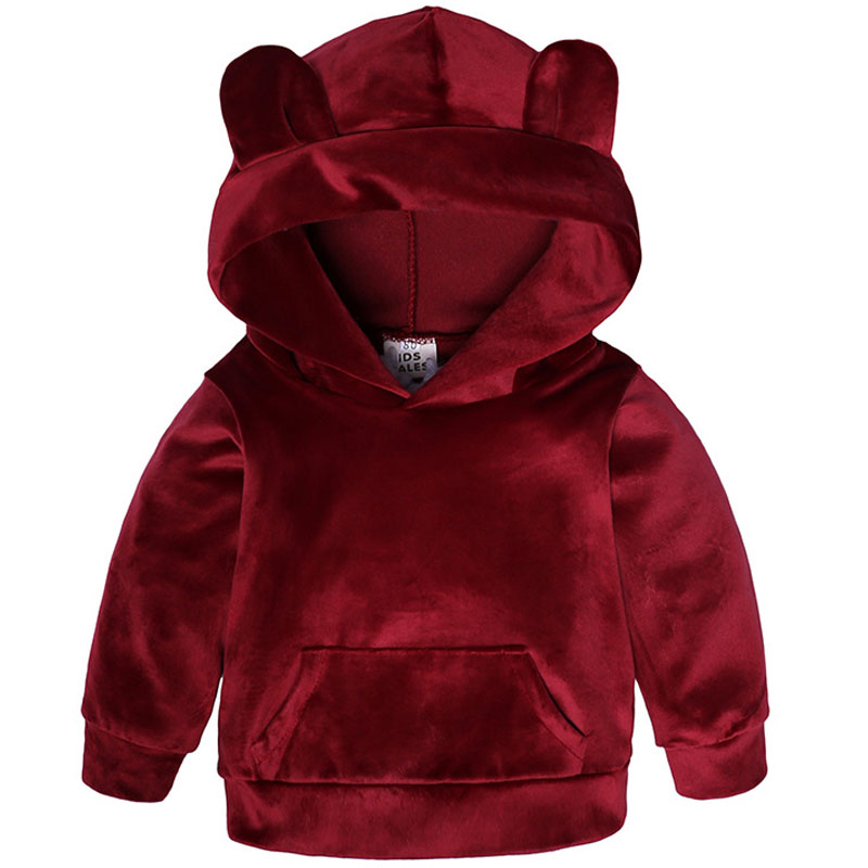 Baby Boys Girls Velvet Hooded  - Running Gear Kids recensie en prijs