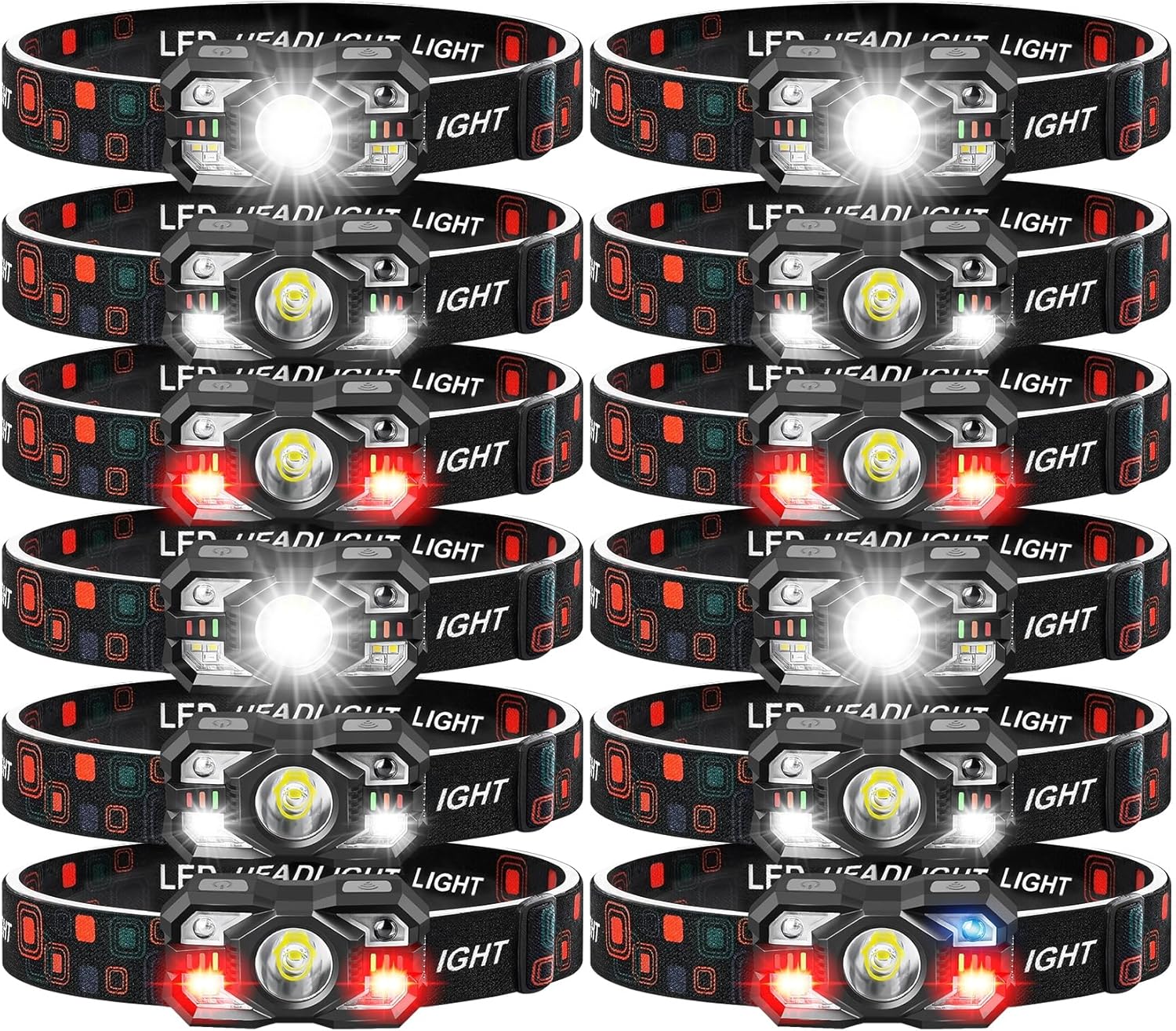 12-Pack Rechargeable Headlamps - Running Headlamp Led recensie en prijs