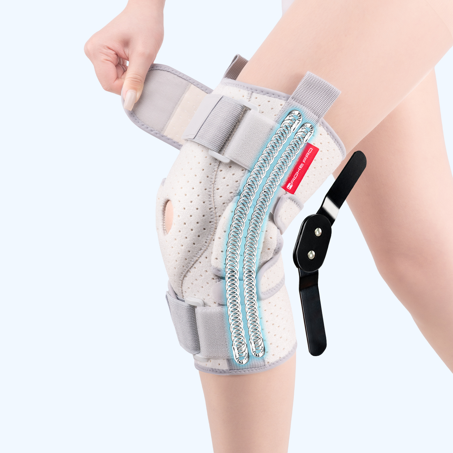 Adjustable knee sleeve with la - Compression Calf Sleeve recensie en prijs