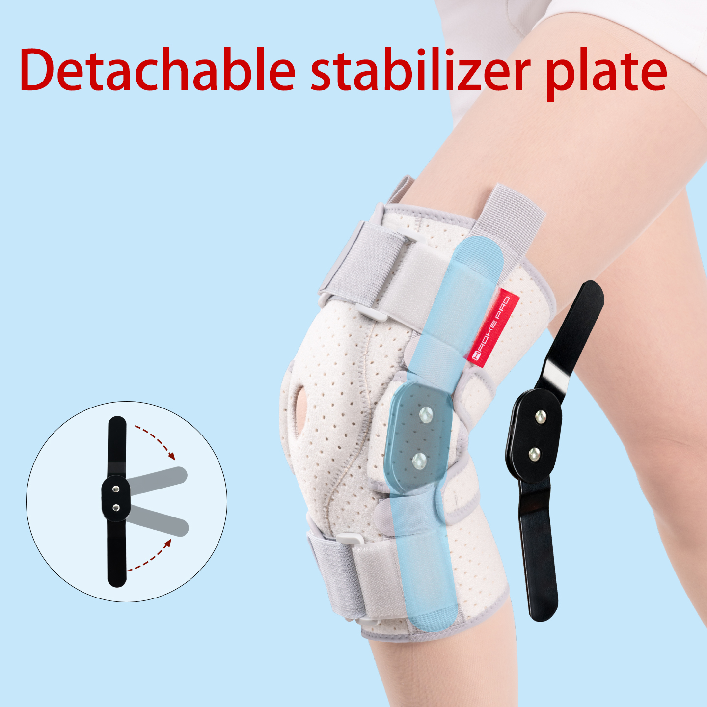 Adjustable knee sleeve with la - Compression Calf Sleeve recensie en prijs