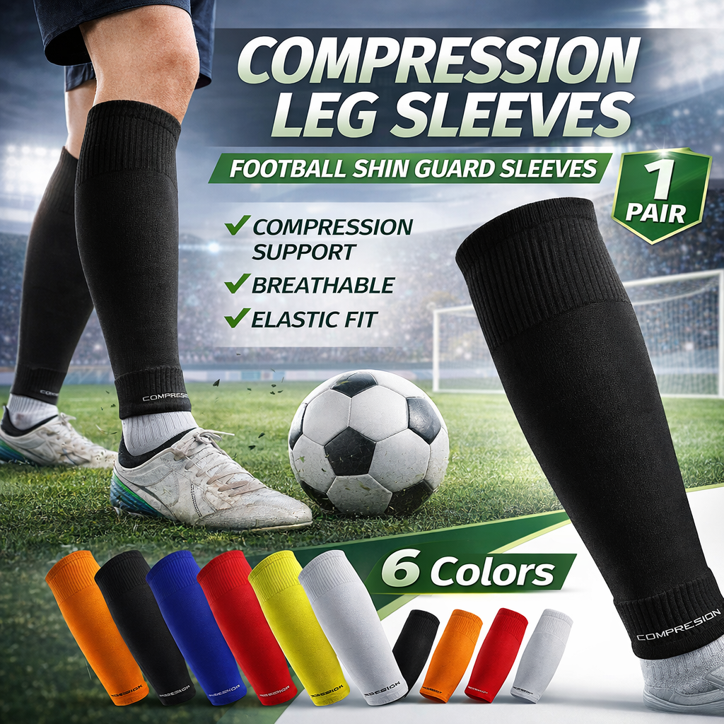 1 Pair Soccer Leg Sleeves Comp - Compression Calf Sleeve recensie en prijs