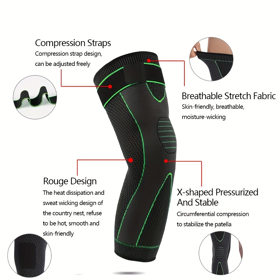 1PC Elastic Long Knee Sleeve,  - Running Gear Long Sleeve recensie en prijs