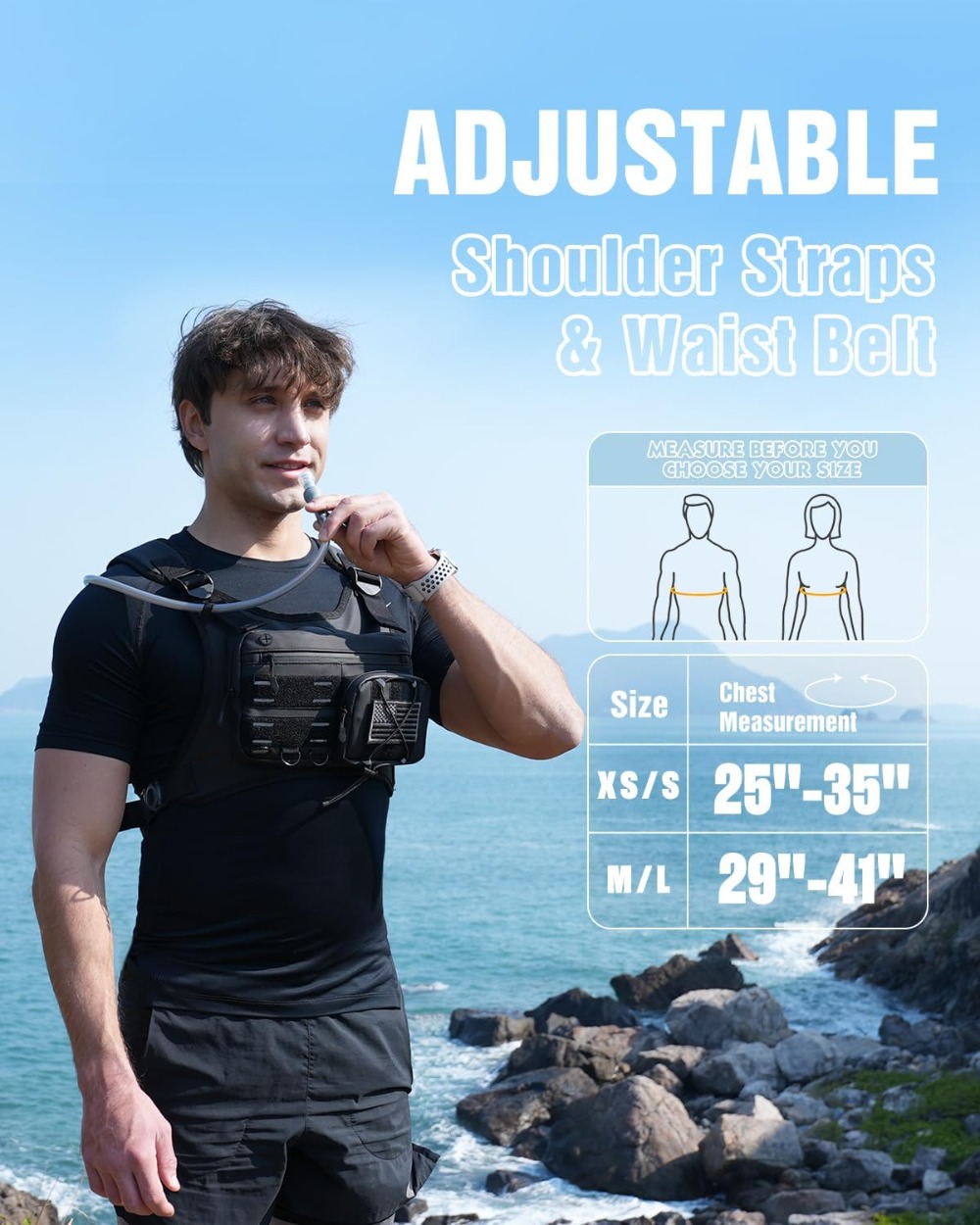 Running Vest with 2L Water Bla - Running Gear For Marathon recensie en prijs