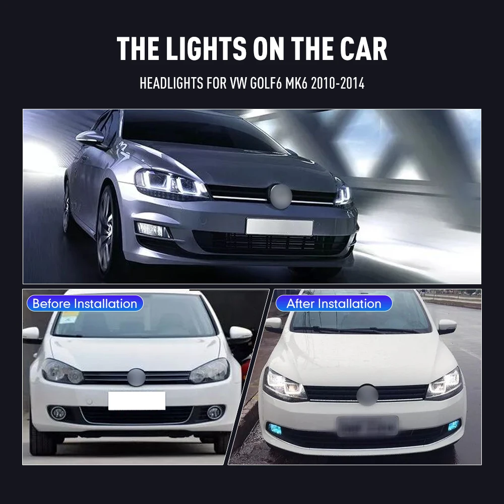 2PCs Car Styling Head Lamp for - Running Headlamp Led recensie en prijs