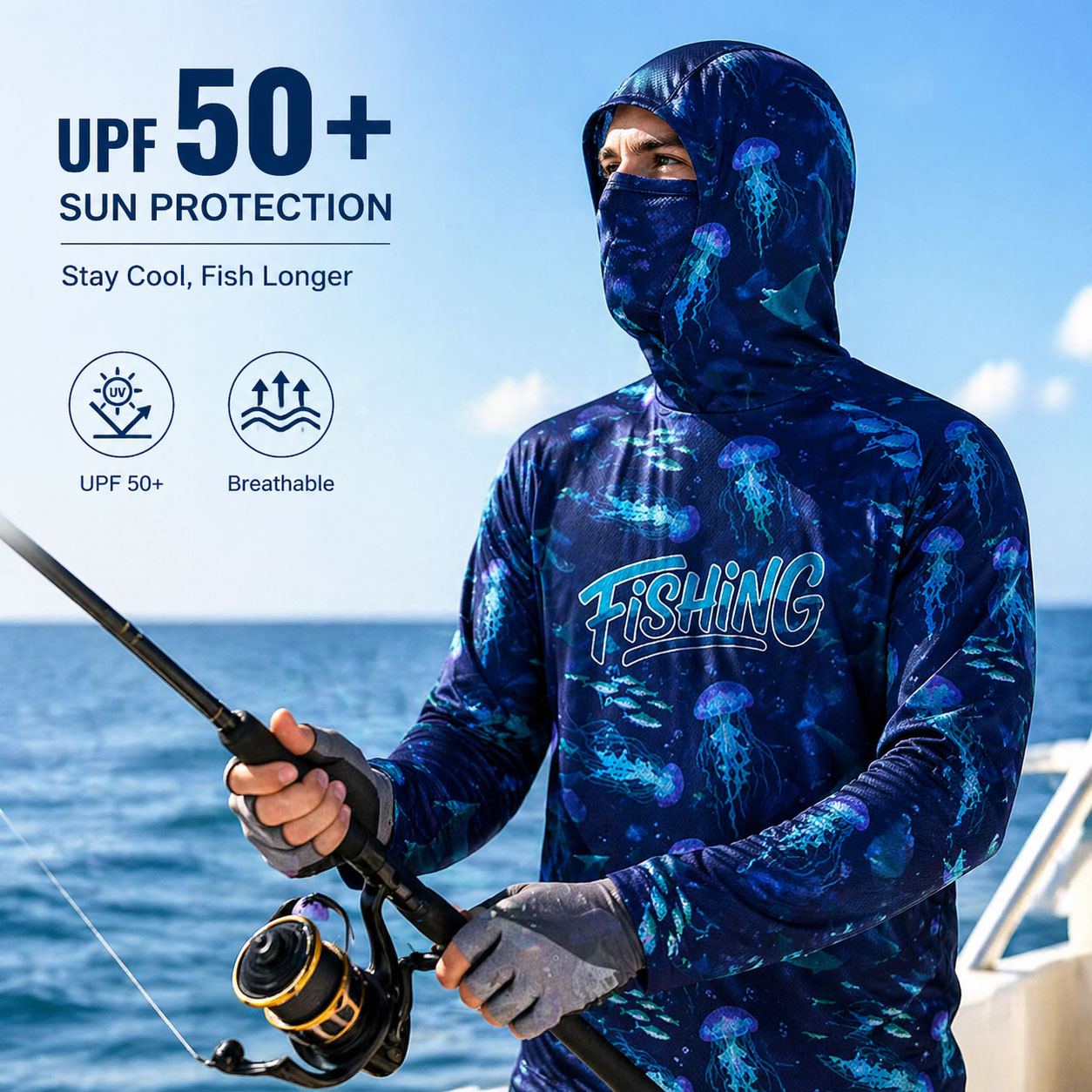 Fishing Hood Riding Tops Wear  - Running Gear Outdoor recensie en prijs