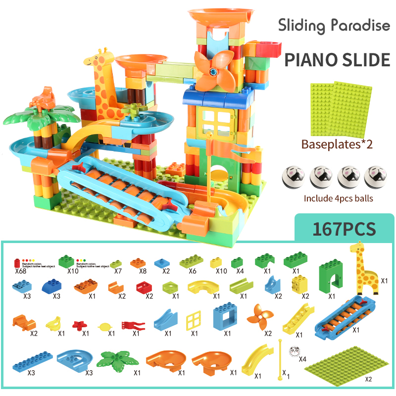283PCS Large Piano Slide Gear  - Running Gear Kids recensie en prijs
