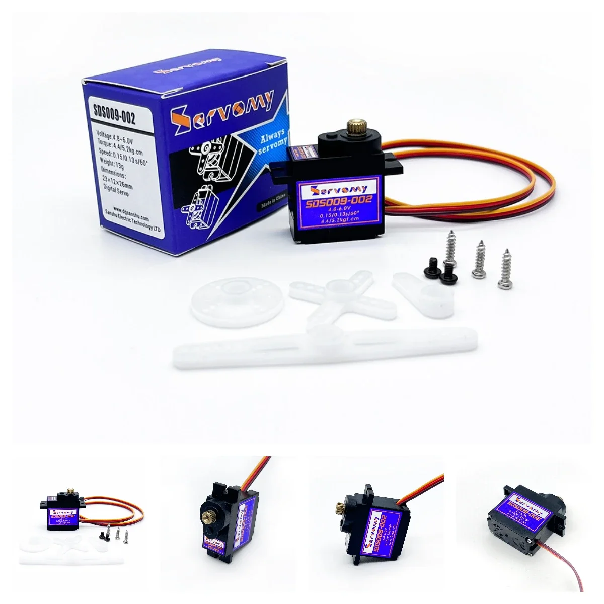 4pcs Servomy SDS009-02 9g Serv - Running Gear Car recensie en prijs