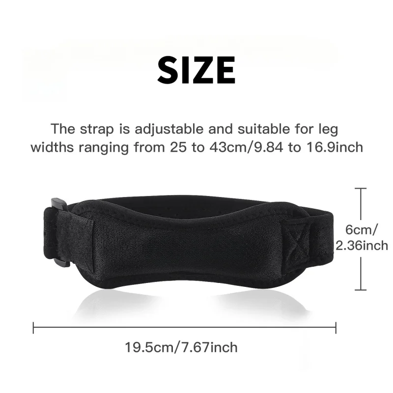 1PCS  Knee Patellar Tendon Kne - Compression Calf Sleeve recensie en prijs