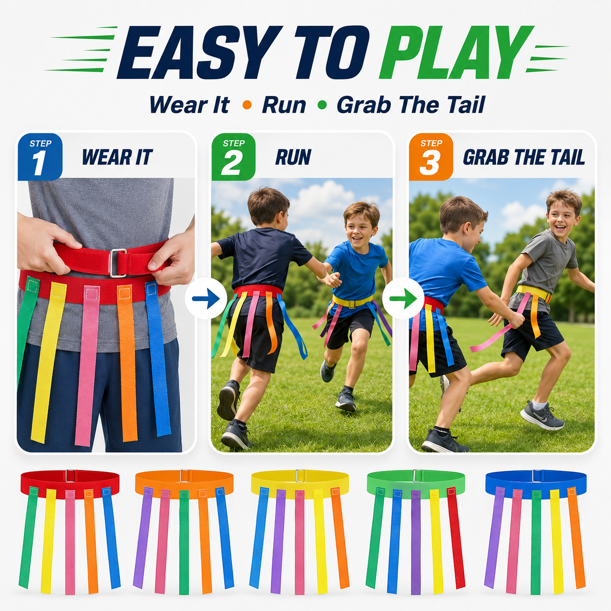 Fun Catch Tail Game Belt Set 1 - Running Gear Kids recensie en prijs